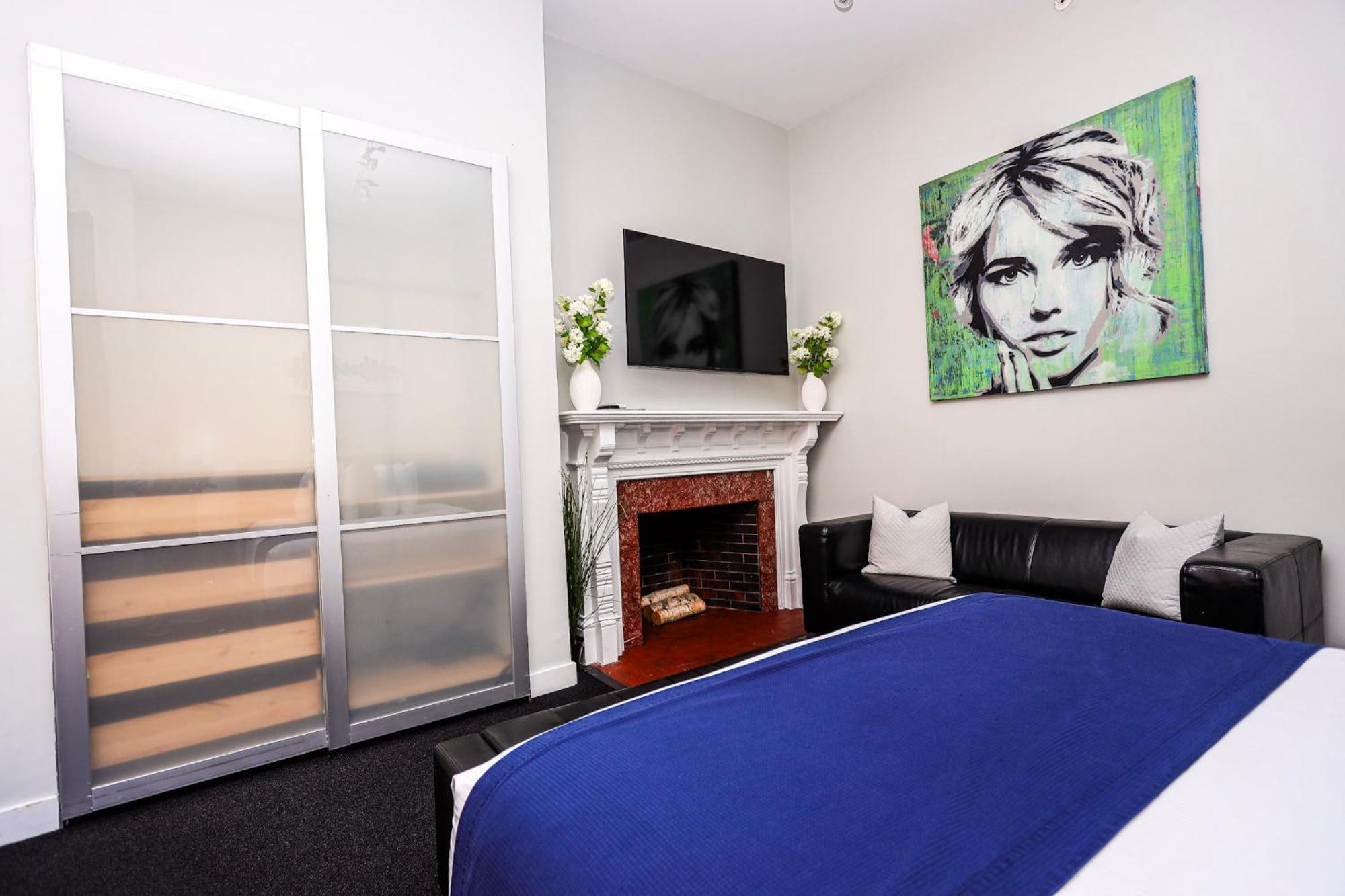Large Stylish Newbury Street Studio W/ Kitchen Boston Exteriör bild